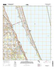 Melbourne East 2015 topographic map thumbnail