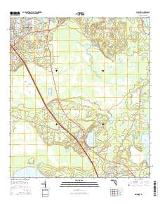 Micanopy 2015 topographic map thumbnail