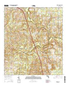 Mikesville 2015 topographic map thumbnail