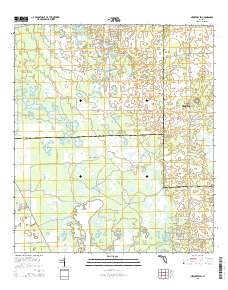 Newberry SW 2015 topographic map thumbnail