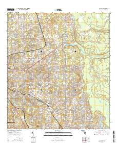Ocala East 2015 topographic map thumbnail