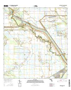 Okeechobee NW 2015 topographic map thumbnail