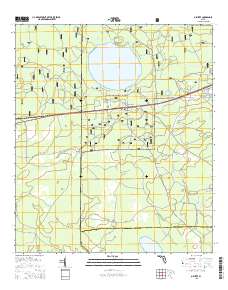 Olustee 2015 topographic map thumbnail