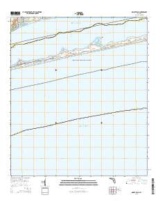 Oriole Beach 2015 topographic map thumbnail
