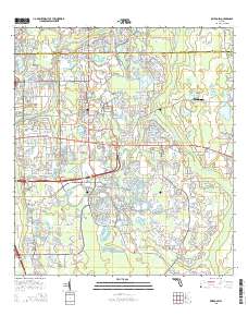 Oviedo SW 2015 topographic map thumbnail