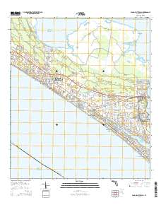Panama City Beach 2015 topographic map thumbnail