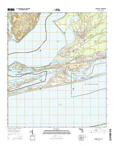 Perdido Bay 2015 topographic map thumbnail