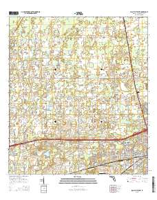 Plant City West 2015 topographic map thumbnail