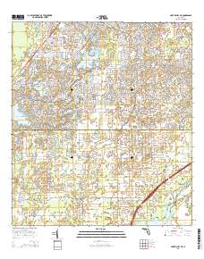 Port Richey NE 2015 topographic map thumbnail