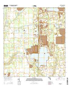 Duette 2015 topographic map thumbnail