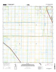 East of Gum Slough 2015 topographic map thumbnail