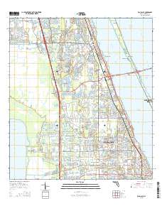 Eau Gallie 2015 topographic map thumbnail