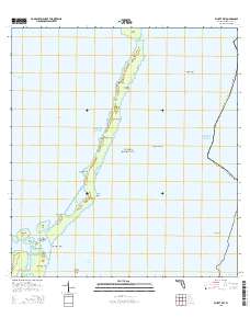 Elliott Key 2015 topographic map thumbnail