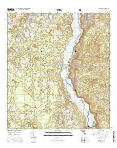 Eureka Dam 2015 topographic map thumbnail