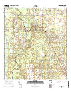 Fanning Springs 2015 topographic map thumbnail