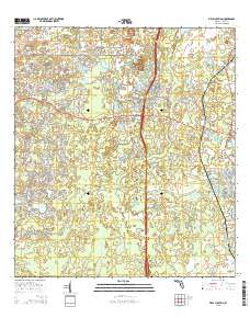 Fivay Junction 2015 topographic map thumbnail