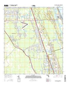 Flagler Beach West 2015 topographic map thumbnail