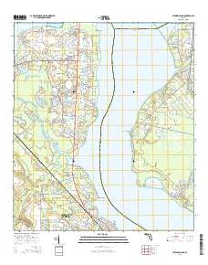 Fleming Island 2015 topographic map thumbnail