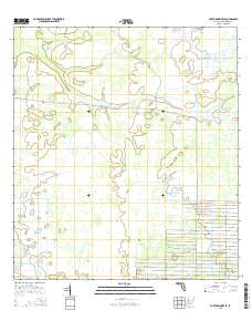 Fort Kissimmee SE 2015 topographic map thumbnail