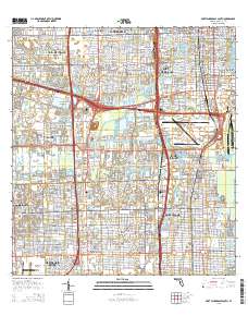 Fort Lauderdale South 2015 topographic map thumbnail
