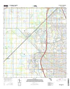 Fort Pierce SW 2015 topographic map thumbnail