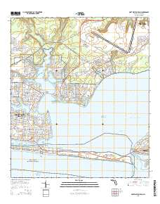 Fort Walton Beach 2015 topographic map thumbnail