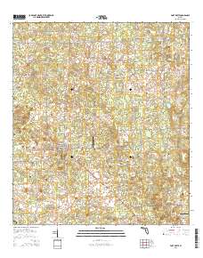 Fort White 2015 topographic map thumbnail