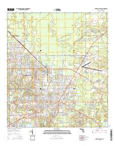 Gainesville East 2015 topographic map thumbnail