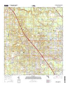 Gainesville West 2015 topographic map thumbnail