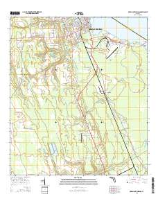 Green Cove Springs 2015 topographic map thumbnail