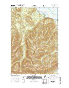 Juneau A-6 NE 2015 topographic map thumbnail