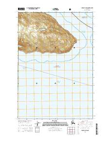 Juneau B-5 SW 2015 topographic map thumbnail