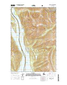 Juneau B-5 NE 2015 topographic map thumbnail