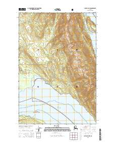 Juneau B-5 NW 2015 topographic map thumbnail
