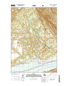 Juneau B-6 NE 2015 topographic map thumbnail