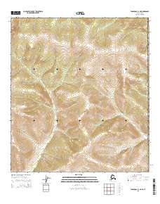 Tanacross B-1 NE topographic map thumbnail