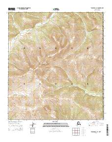 Tanacross D-1 SE 2015 topographic map thumbnail