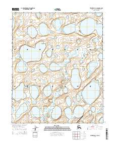 Teshekpuk A-1 SE 2015 topographic map thumbnail