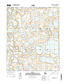 Teshekpuk A-4 SW 2015 topographic map thumbnail