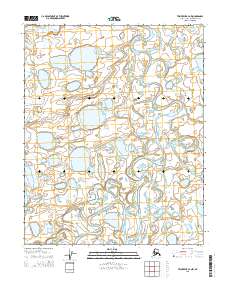 Teshekpuk A-4 NW 2015 topographic map thumbnail