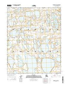 Teshekpuk A-5 NE 2015 topographic map thumbnail