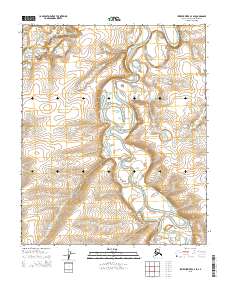 Ikpikpuk River C-4 SE 2015 topographic map thumbnail