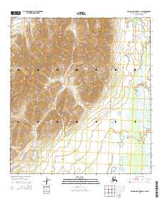 De Long Mountains A-1 SW topographic map thumbnail