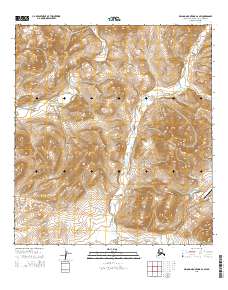 De Long Mountains A-2 SW topographic map thumbnail