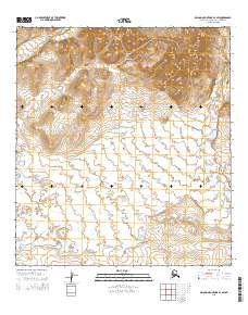 De Long Mountains A-3 SW topographic map thumbnail