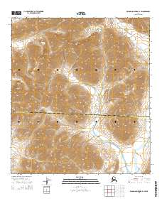 De Long Mountains B-1 SW topographic map thumbnail