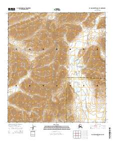 De Long Mountains B-2 SE topographic map thumbnail