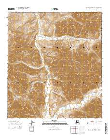 De Long Mountains B-2 SW topographic map thumbnail