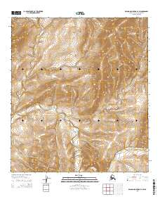 De Long Mountains B-4 SW topographic map thumbnail
