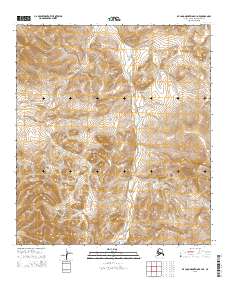 De Long Mountains B-3 NE topographic map thumbnail